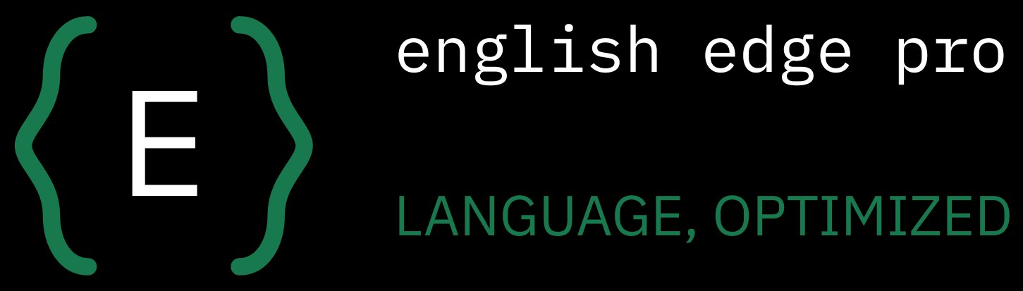 English Edge Pro